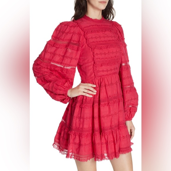 NWT $695 Ulla Johnson Amour Puff Sleeve Dress - Picture 4 of 8